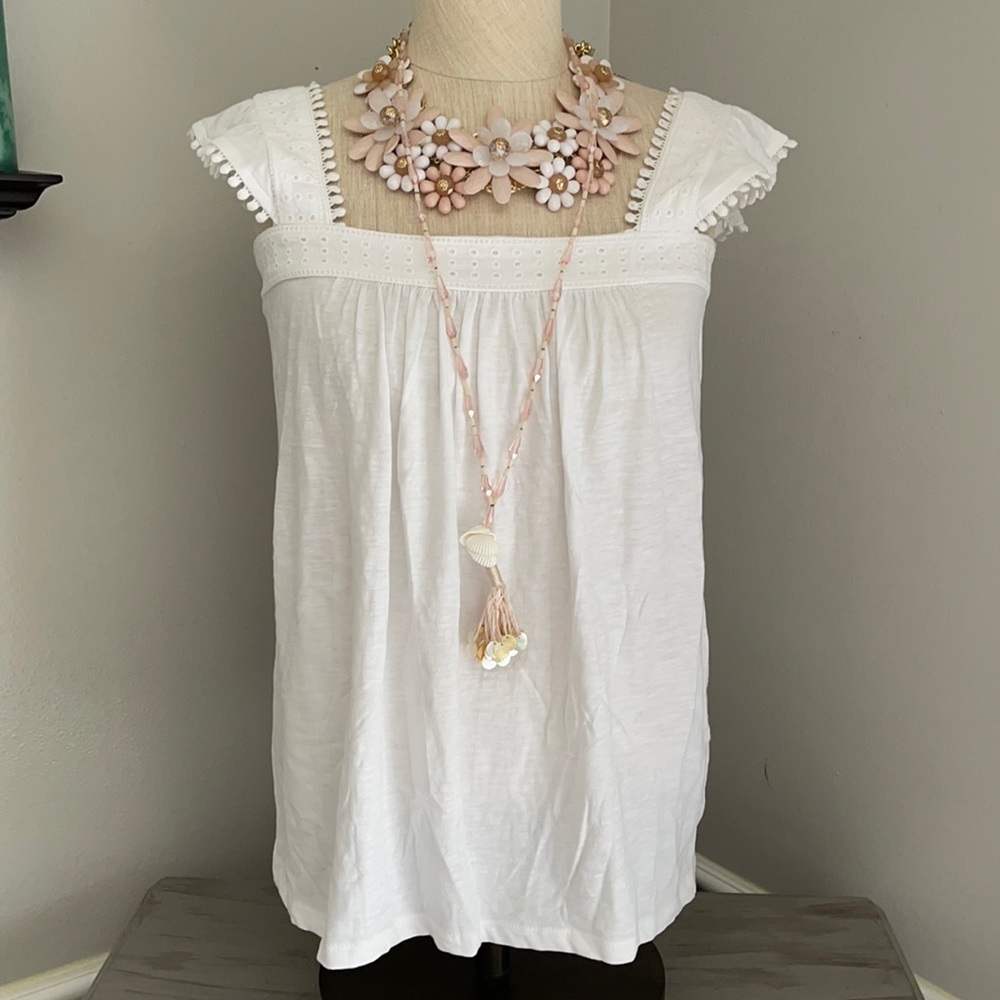 White tank top
